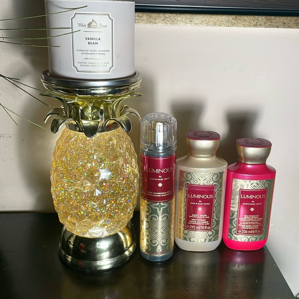Bath & Bodyworks Luminous Body Spray , Lotion and Body Wash (Discontinued)